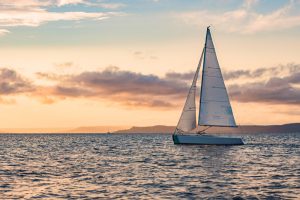 Sailboats,On,The,Background,Of,The,Sunset,Over,The,Sea